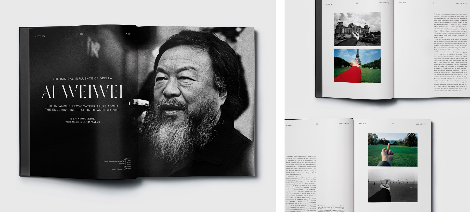 Author Magazine Ai Weiwei Art Editorial