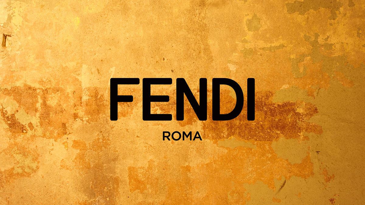 Fendi Logo and Brand Texture