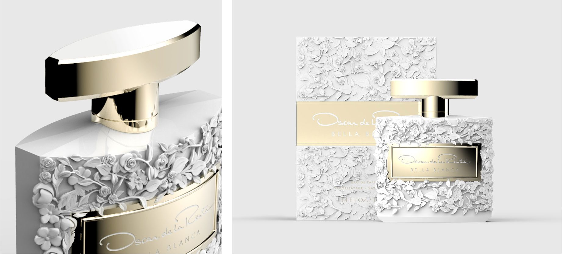 Oscar de la Renta Bella Blanca Packaging Detail